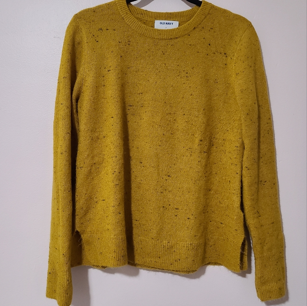 Old Navy soft Mustard Pullover sz M